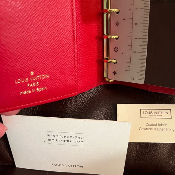 EUC Louis Vuitton PM Damier Ebene agenda Date code CA1006 - Picture 6 of 16